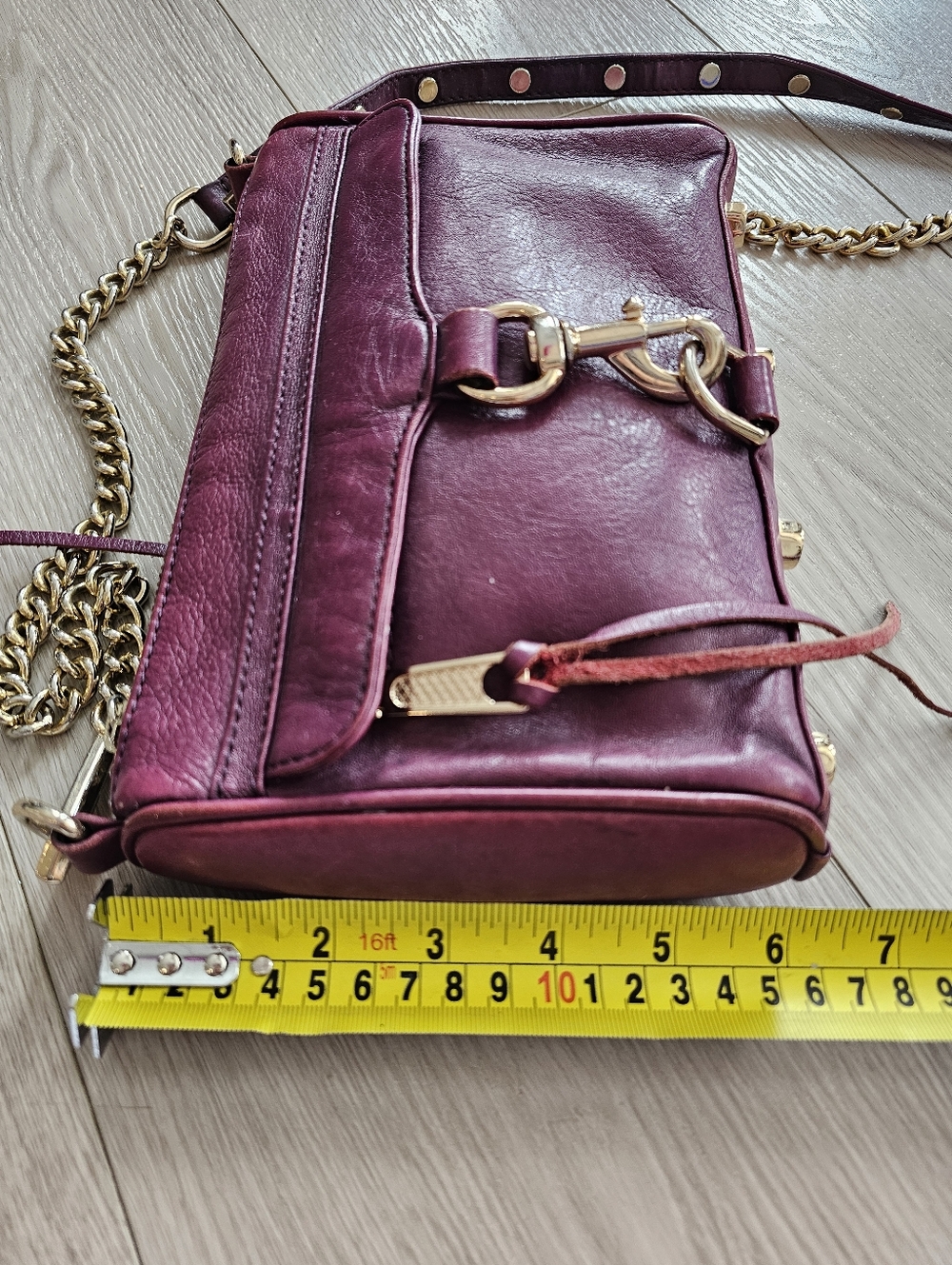 Rebecca Minkoff Mini MAC Crossbody Leather Bag - Picture 14 of 16